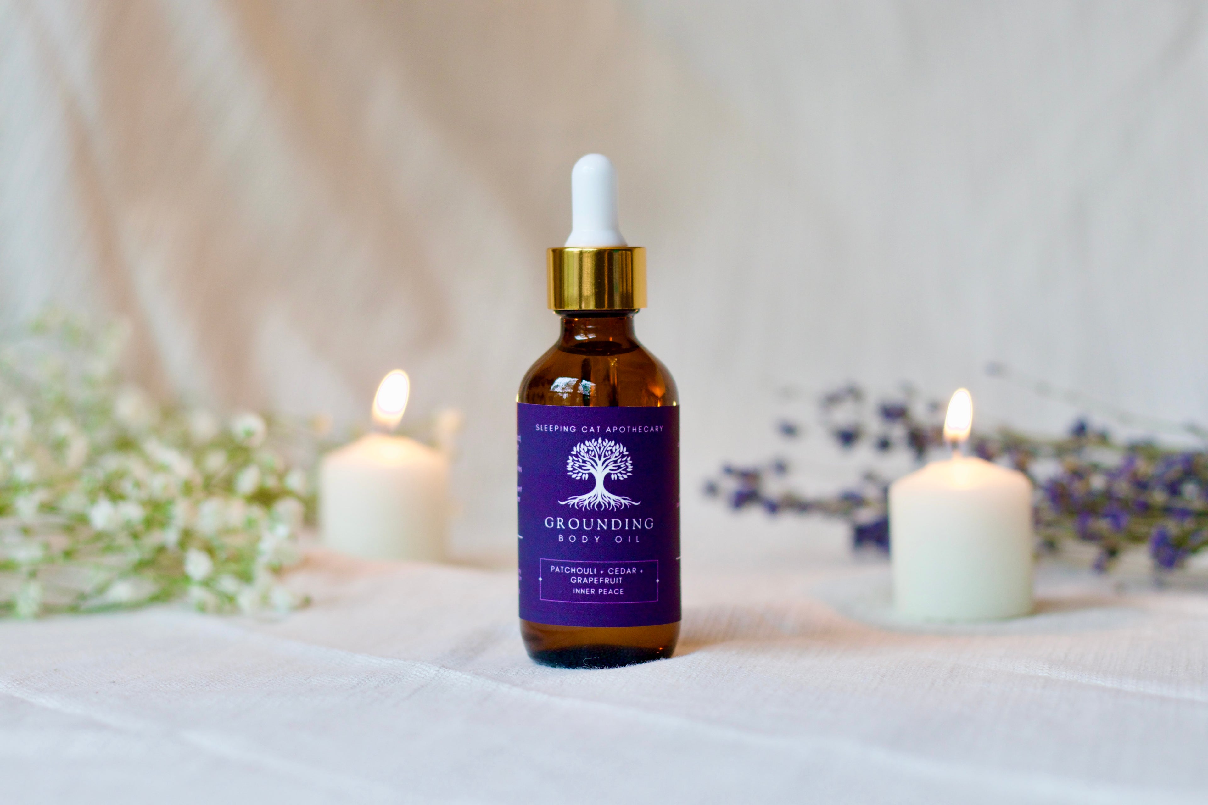 Grounding Body Oil